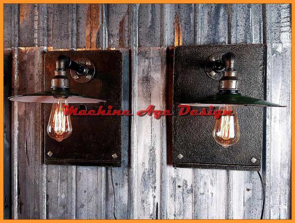 Loft fali lámpa , machine age , steampunk style