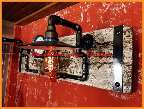 steampunk , dupla karos lámpa , machineage