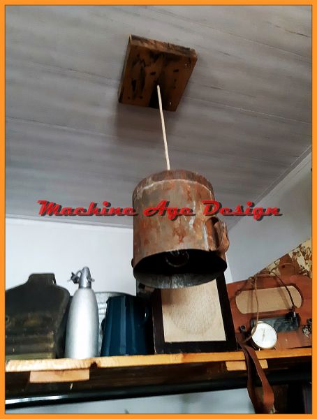 steampunk függeszték lámpa